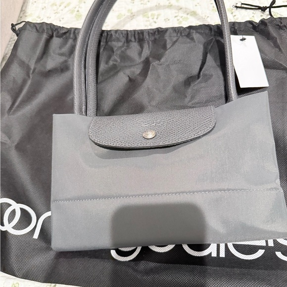 Longchamp Handbags - Longchamp Gray Shoulder Bag